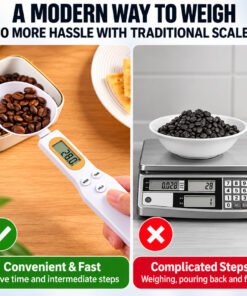 Alternative view of PrecisionSpoon..Smart rechargable measuring/weighing spoon